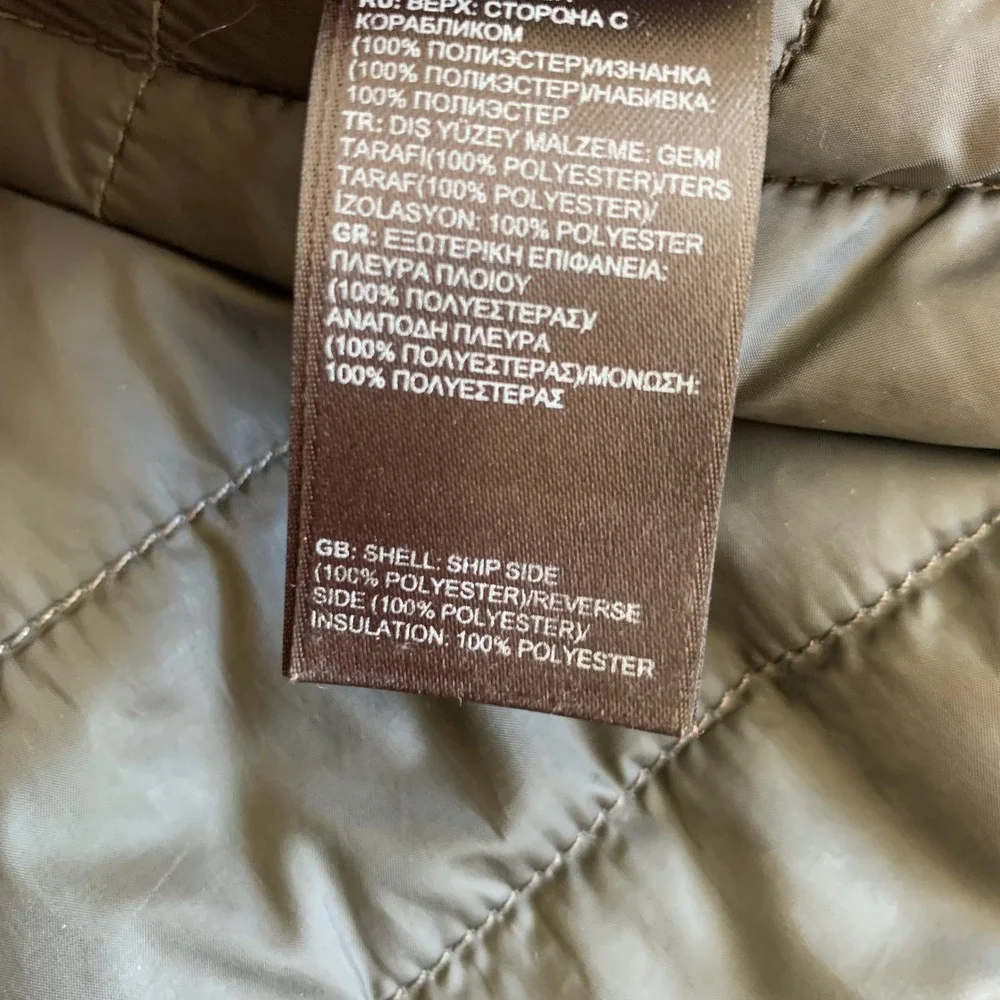 The North Face Girl‎ Youth XL 18 Reversible Mossbud Jacket Coat Grey Pink Fleece